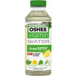 OSHEE Vitamin Water Detox & Herbal ochucená voda s extrakty estragonu, máty, pampelišky, kopřivy a s vitaminy řady B, Mint Dandelion Nettle 555 ml – Hledejceny.cz