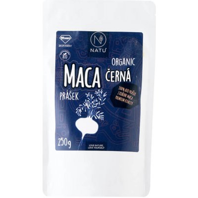 NATU Maca černá BIO prášek 250 g – Zbozi.Blesk.cz