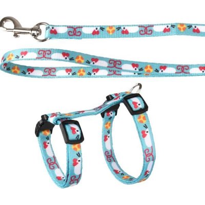 Flamingo Postroj s vodítkem kitten Arwen 20 - 30 cm – Sleviste.cz
