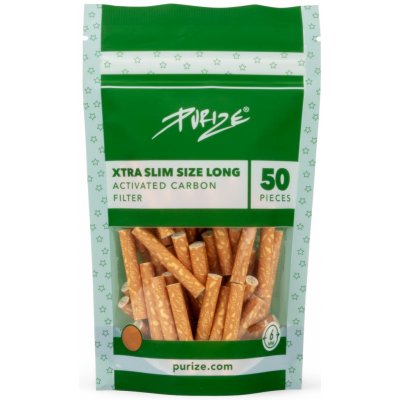 Purize Extra Slim uhlíkové filtry 50 ks spy – Zboží Mobilmania
