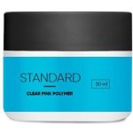 Mistero Milano akrylový prášek CLEAR PINK POLYMER STANDARD 30 ml – Sleviste.cz