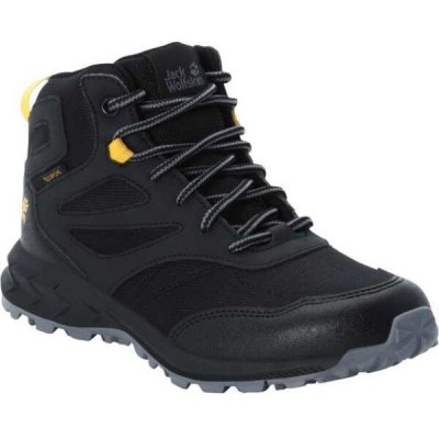 Jack Wolfskin Woodland Texapore Mid K black/burly yellow – Hledejceny.cz