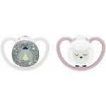 Nuk Dudlík Perfect Match Air Night firefly/sheep 2ks box – Sleviste.cz