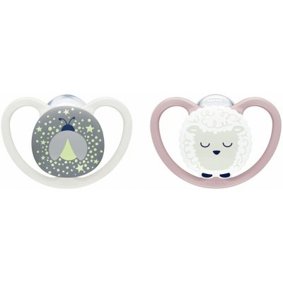 Nuk Dudlík Perfect Match Air Night firefly/sheep 2ks box – Sleviste.cz