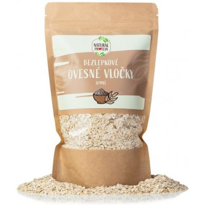 NaturalProtein Ovesné vločky bezlepkové jemné 400 g – Zboží Mobilmania