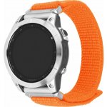 FIXED Nylon Sporty Strap na Garmin QuickFit 26mm (FIXNST2-QF26MM-OR) oranžový – Zboží Živě