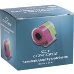 CONCORDE Samolepicí papírky 2,5 cm x 10 m s odvíječem – Zboží Mobilmania