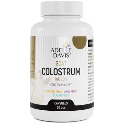 Adelle Davis Kozí kolostrum 300 mg (20% IgG) 60 kapslí – Hledejceny.cz