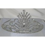 Korunky svatební 5806-0037-S00 S00 Krystal stříbro – Zboží Mobilmania