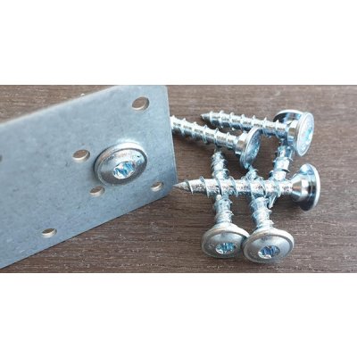 Vrut do dřeva MTK TH T40 8 x 50 ZB / balení 50 ks – Hledejceny.cz