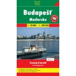 Plán města Budapešť + Maďarsko 1:20 000/1:500 000 – Hledejceny.cz