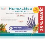 HerbalMed Dr.Weiss BEZ CUKRU Šalvěj-ženšen 24+6 pastilek – Zboží Dáma