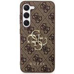 Pouzdro Guess PU 4G Metal Logo Samsung Galaxy S23 hnědé – Sleviste.cz