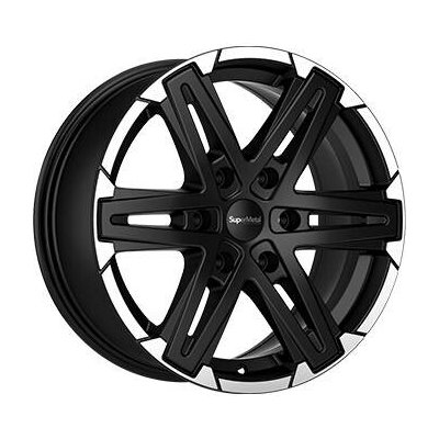 SUPER METAL COMPASS 8.5x18 6x139,7 ET45 dull black polished Lip | Zboží Auto