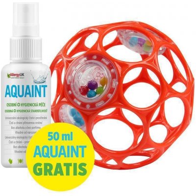 Bright Starts Oball RATTLE s chrastítkem 10 cm + Aquaint 50 ml Oranžová – Zboží Mobilmania