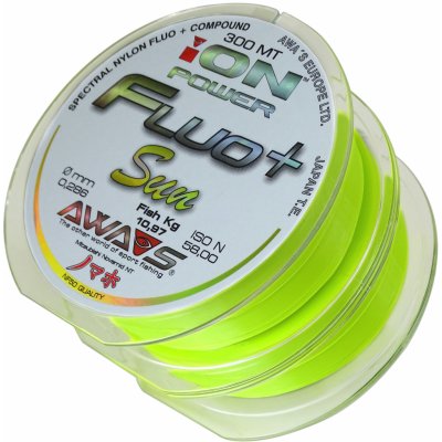 Awa-shima ION POWER Fluo+Sun 2 x 300 m 0,203 mm – Sleviste.cz