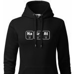 Dámská mikina s kapucí NaSrAt ČERNÁ Černá Bílý – Zboží Dáma