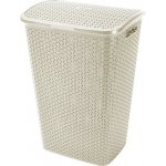 Curver MY STYLE RATTAN 55l - krémový – Sleviste.cz