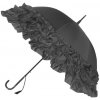 Deštník Blooming Brollies dámský holový vystřelovací deštník šedý