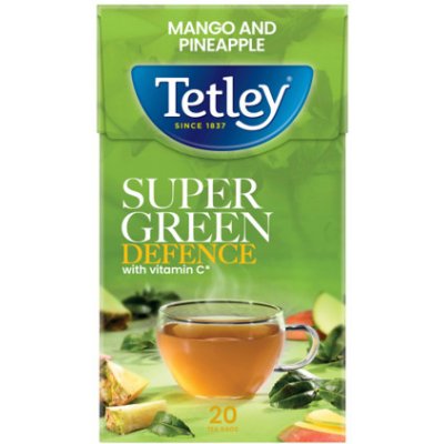 Tetley Super Green Tea Immune Mango & Pineapple 20 ks 40 g – Zboží Mobilmania