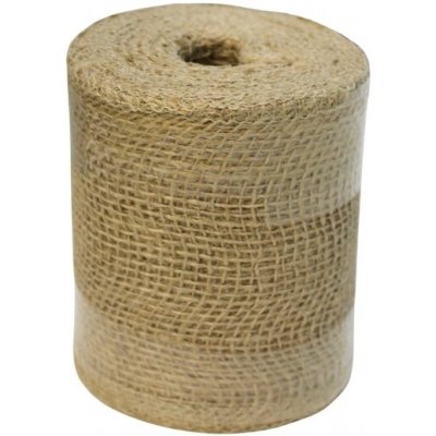Jutová stuha přírodní 10 cm*10 m, 200 g/m2 – Zboží Mobilmania