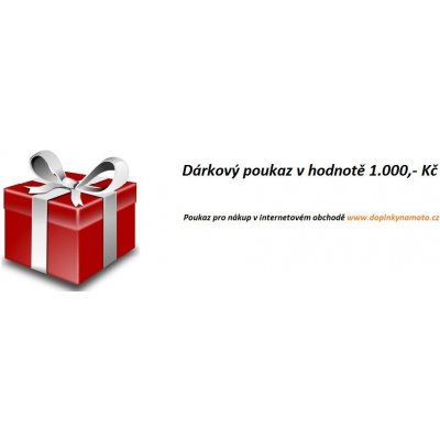 Dárkový poukaz v hodnotě 1.000,- Kč – Zboží Mobilmania
