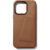 Pouzdro a kryt na mobilní telefon Mujjo Full Leather Wallet iPhone 15 Pro Max světle hnědé