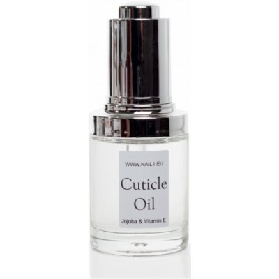 Nail1 Cuticle oil s maslem Jojoba & Vitamin E regenerační nehtový olej bez vůně 30 ml