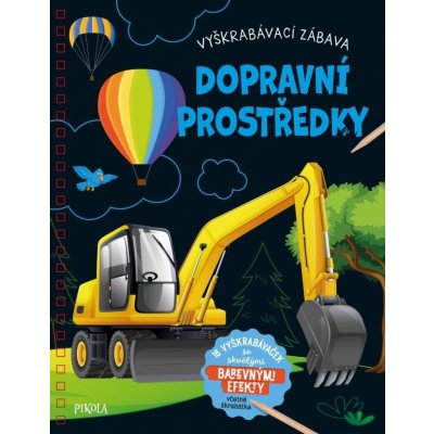 Vyškrabávací zábava Dopravní prostředky – Zboží Dáma