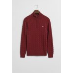 Gant Cotton Cable Half Zip Plumped Red – Sleviste.cz