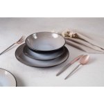 BERLINGERHAUS Jídelní sada talířů Taupe Collection lesklá BH 10002 18 ks – Zboží Dáma