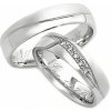 Prsteny Aumanti Snubní prsteny 95 Stříbro bílá