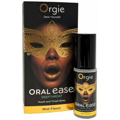 Orgie Oral Ease Deepthroat Mouth and Throat Spray Mint Flavor 15 ml – Hledejceny.cz