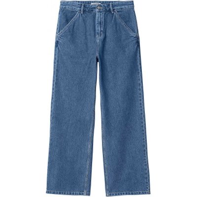Carhartt kalhoty WIP Simple WMS modrá – Zboží Mobilmania