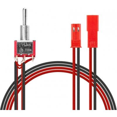 Yeah Racing 3 polohový vypínač s konektory JST – Sleviste.cz