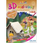 3D omalovánka A4 SET Perníková chaloupka – Zboží Dáma