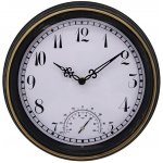 hodiny nástěnné venkovní pr.30cm,PH,sklo,kov ČER-ZLA/BÍ – Hledejceny.cz