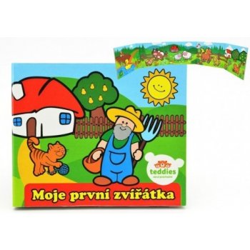 Teddies Knížka Leporelo Moje první zvířátka