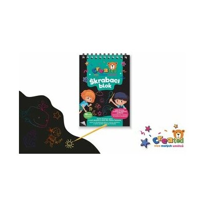 Škrabací Vyškrabovací notes duhový 10 listů – Sleviste.cz