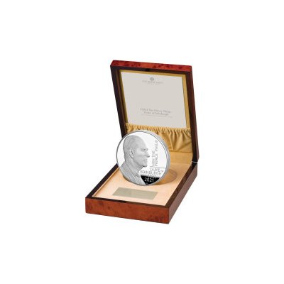 The Royal Mint stříbrná mince Princ Filip vévoda z Edinburghu 2021 1 Kg – Zboží Mobilmania