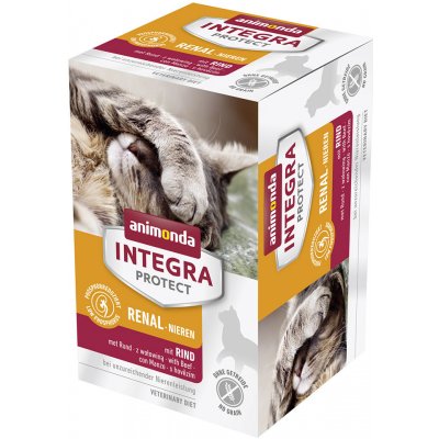 Animonda Integra Protect Adult ledviny hovězí 24 x 100 g – Hledejceny.cz