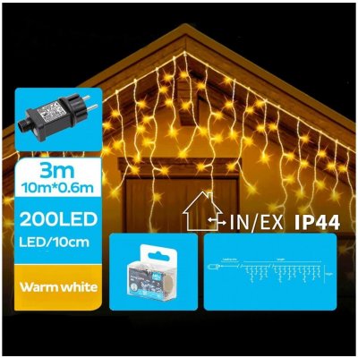 Brilagi LED Venkovní vánoční řetěz 200xLED 8 funkcí 13x0,6m IP44 teplá bílá B10303ACDA – Zboží Mobilmania