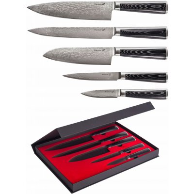 G21 Damascus Premium Sada nožů v krabičce 5 ks – Zboží Dáma