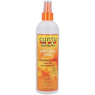 Cantu Shea Butter Comeback Curl Next Day Curl Revitalizer Sprej pro obnovení tvaru vln 355 ml