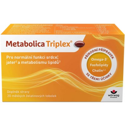 Metabolica Triplex 20 želatinových tobolek – Hledejceny.cz