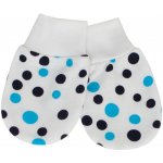 Esito Rukavice bavlna potisk puntík puntík růžová ESRUKBAVPPU puntík tyrkysová – Zboží Dáma