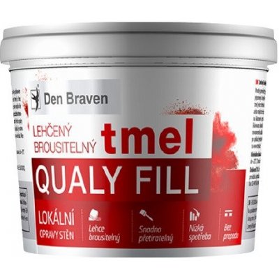 Den Braven Lehčený brousitelný tmel QUALY FILL 500ml – Zboží Mobilmania