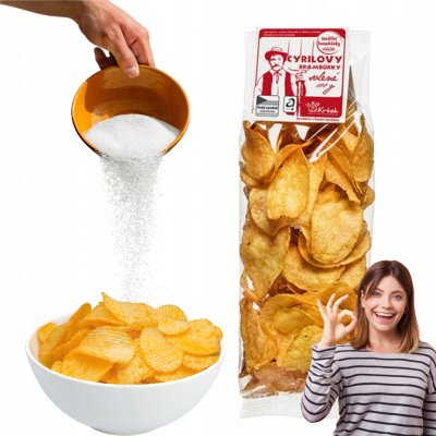 Cyrilovy brambůrky solené 100g – Zboží Dáma