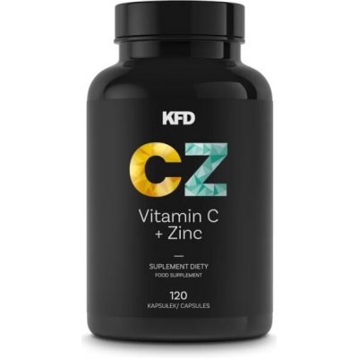 KFD Vitamín C 1000 mg + zinek 10 mg 120 kapslí