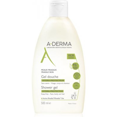 A-Derma Hydra-Protective extra jemný sprchový gel pro celou rodinu 500 ml